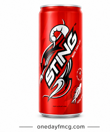 Sting Energy Drink Strawberry 320mL